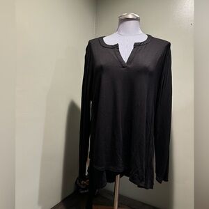 Joan Vass Ladies Longsleeve Top.  Size Large